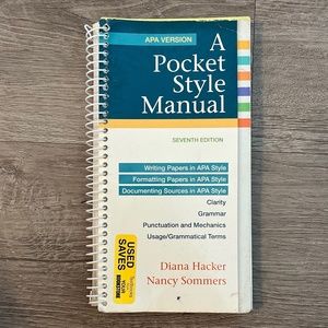 A Pocket Style Manual, APA Version Seventh Edition
